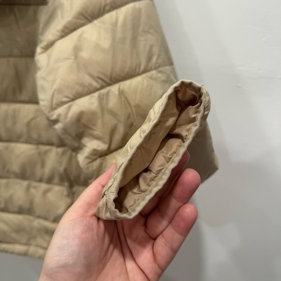 Abercrombie & Fitch Lightweight Packable Puffer Jacket Removable Hood Zip Small - Picture 9 of 10